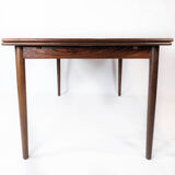 Dining table with extensions in rosewood of Danish design, 1960s