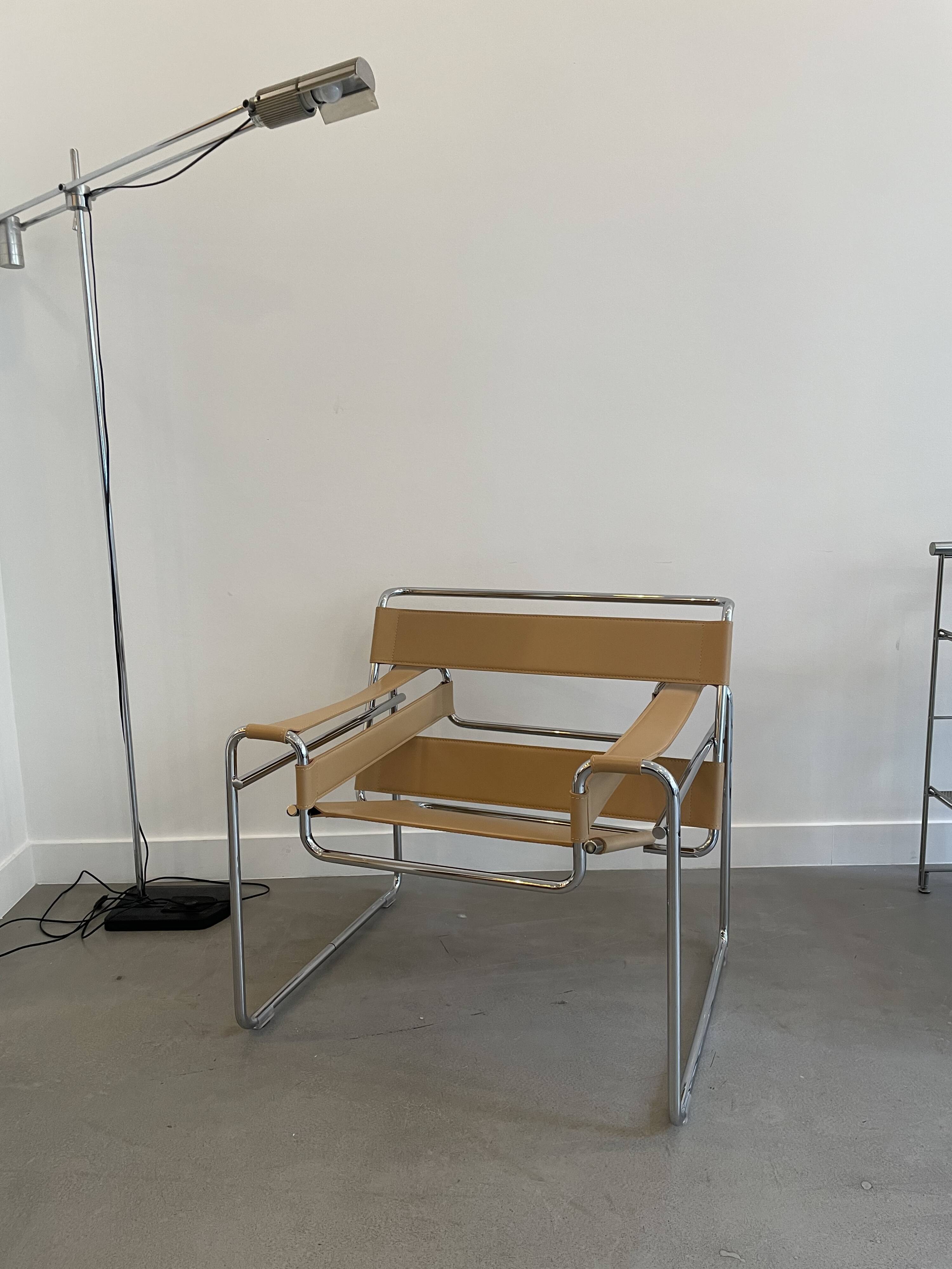 "Wassily" armchair by Marcel Breuer for Gavina.