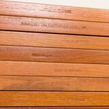 Poul Cadovius extra-large teak wall unit for Cado, 1960s.