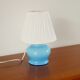 Table lamp in opaline, sky blue, Art Deco, 1930.