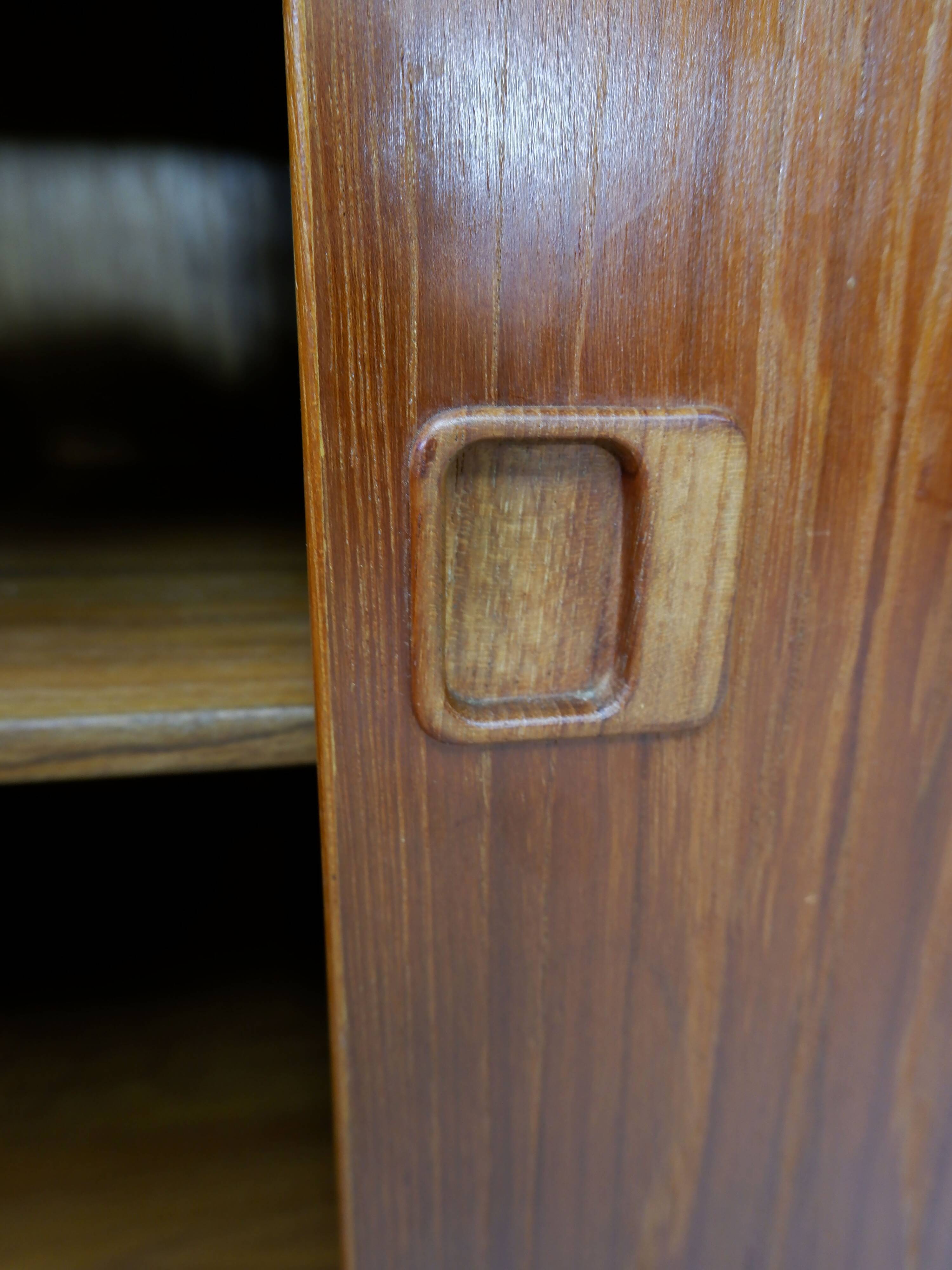 Scandinavian cabinet with sliding doors, 1960s