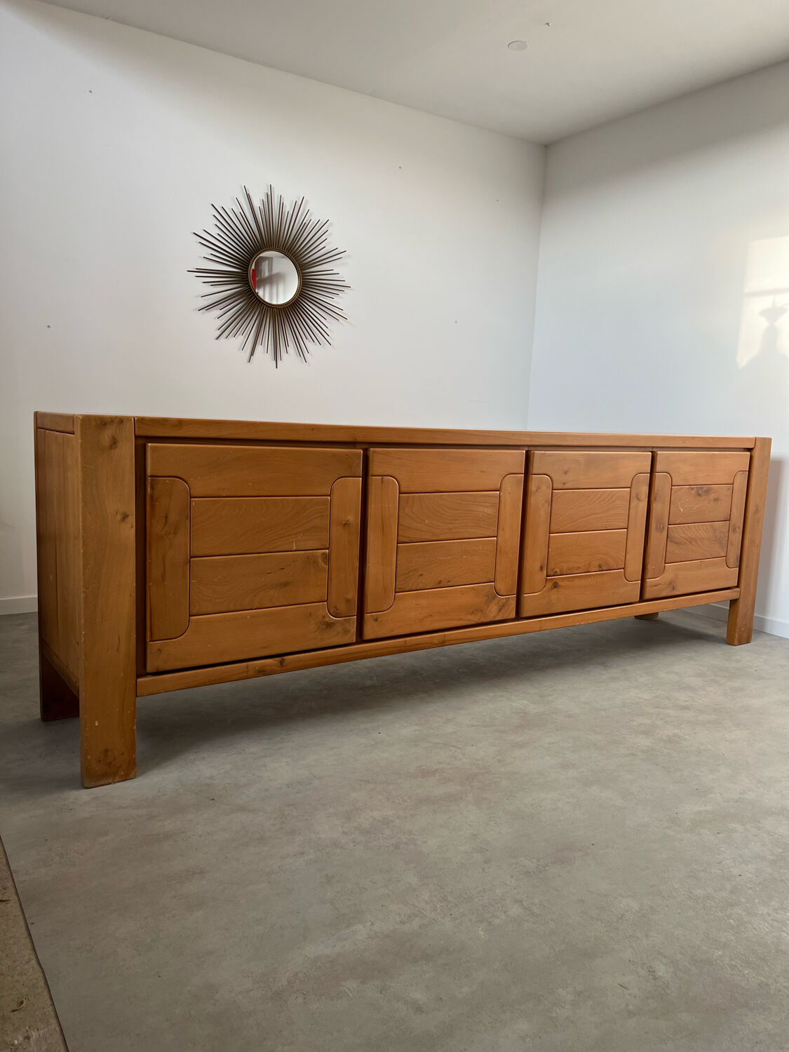 Bawn enfilade house Regain solid elm XXL 4 doors