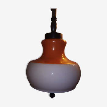 Suspension monte et baisse opaline 70's