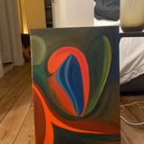 Abstract Multicolored Painting