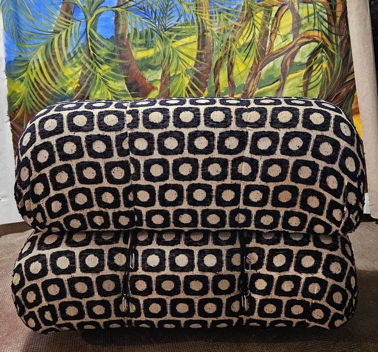 Pair of camaleonda armchairs by Mario Bellini B&B Italia 70