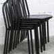 Set of 6 "202" model chairs by Robert Mallet Stevens 1980