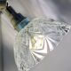 Vintage glass cut lampshade - tableware collection -