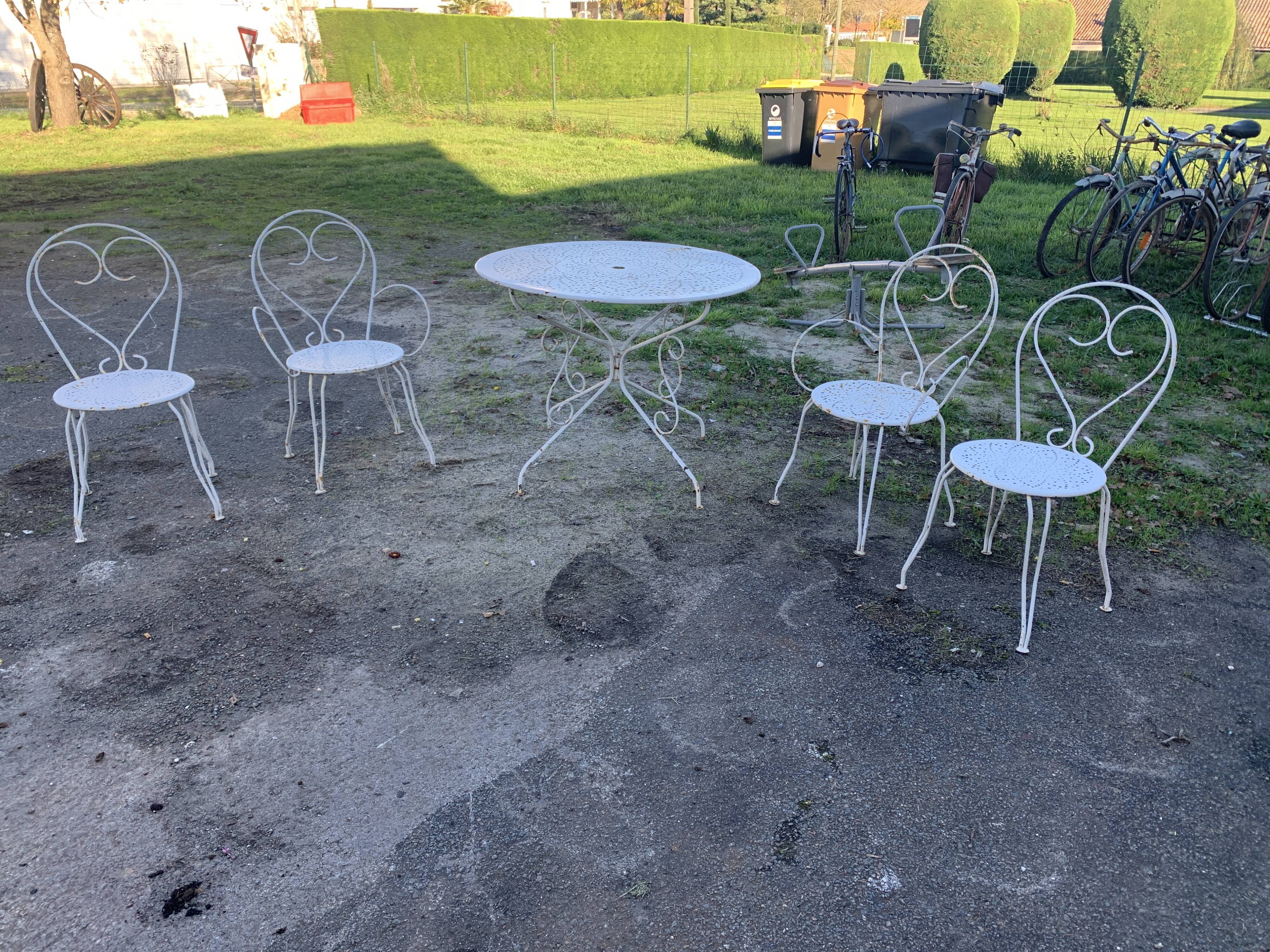 Wrought iron garden room