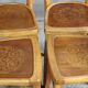 4 chairs bistro comtoises 40s