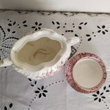 Tasse à café et sucrier en porcelaine anglaise