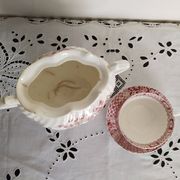 Tasse à café et sucrier en porcelaine anglaise