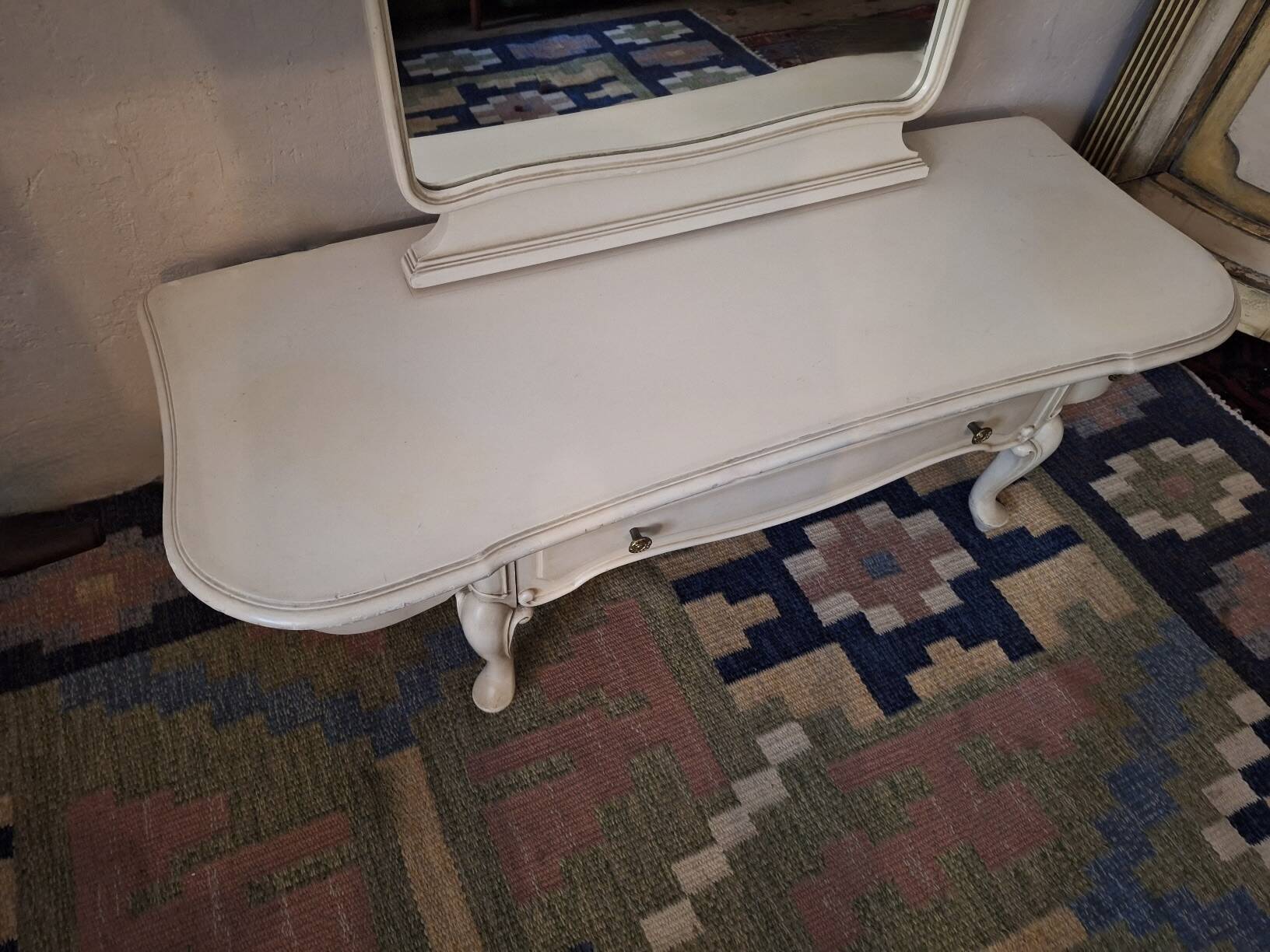 Vintage Boho standing hall or dressing mirror, 1970-80