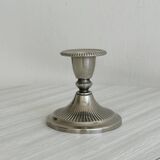 Antique patinated metal candle holder