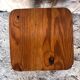 Ancien tabouret bois clair vintage