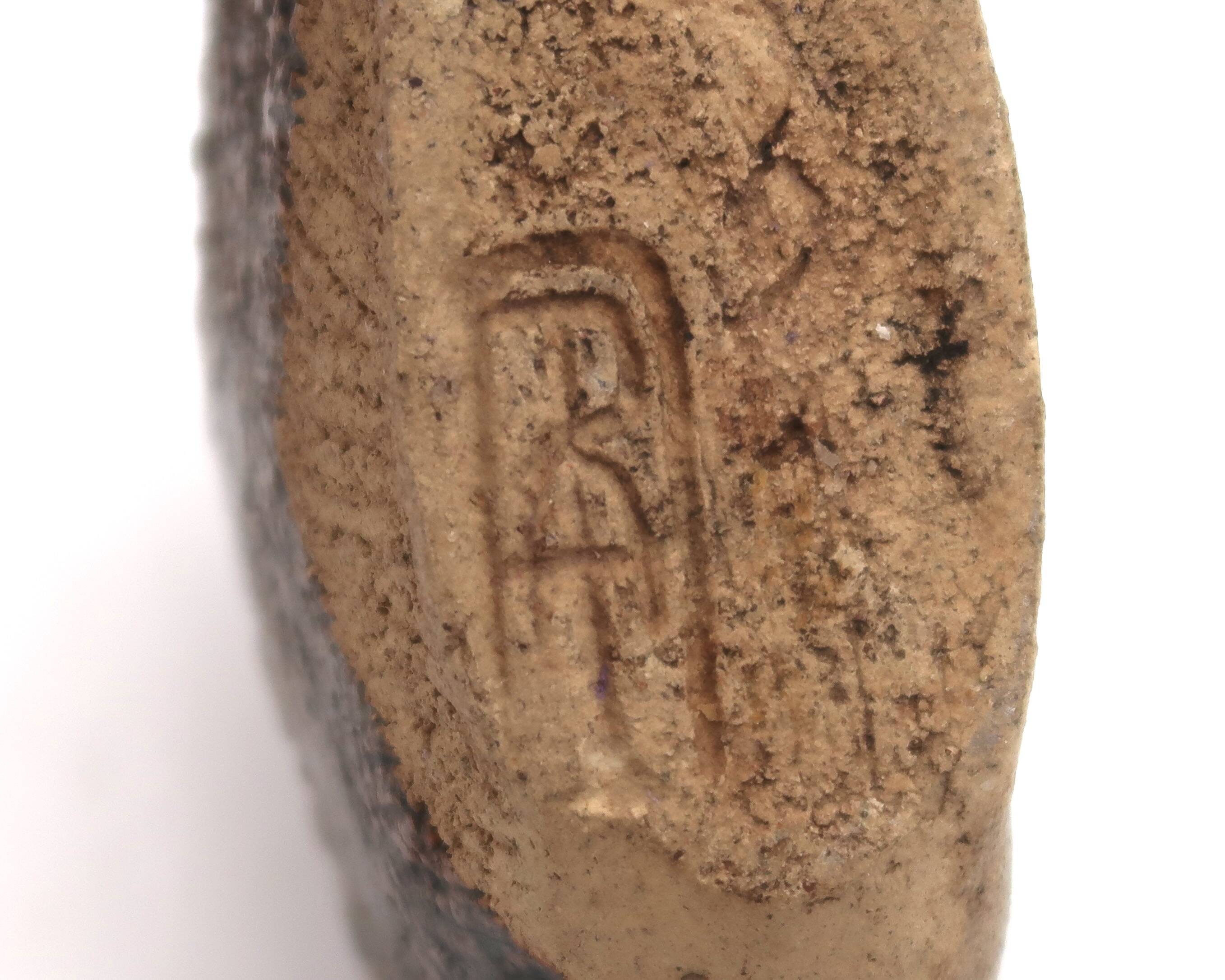 Stoneware lentil vase by Pat Rowland, 1970s