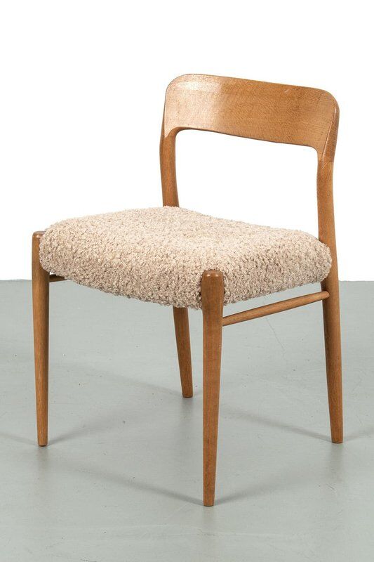 Chaise latérale vintage par Niels Møller