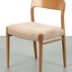 Chaise latérale vintage par Niels Møller