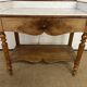 Table de toilette coiffeuse Louis Philippe