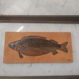 Ceramic fish dish signed R. Capron