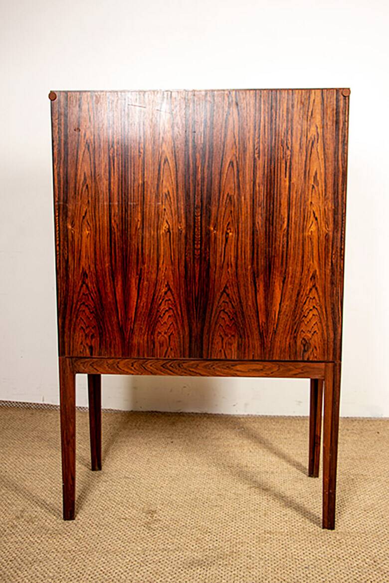 High cabinet, Bar, Danish in rosewood model 6201 by Hans Olsen 1960.
