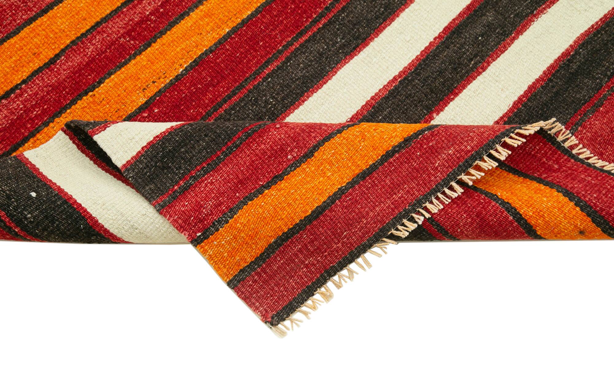 Turkish Handmade Vintage Anatolian Kilim 97 cm x 328 cm