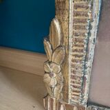 Old mirror gilded wood style L XVI