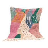 Handmade Azilal Berber rug: Moroccan rug made from sheep wool.