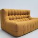 Yellow bouclé comfy Living room set