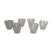 Vintage faceted glass