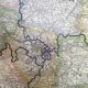 Map of France 1906 entoilated Editions Scarbourough