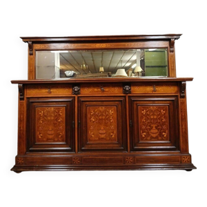 Buffet enfilade marqueterie estampillé Mercier et Chaleyssin à Lyon
