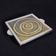 Space age spiral ceramic trivet, Spain, 1970s