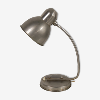 Chrome metal desk lamp  manufactured by Daalderop in the Netherlands 1930