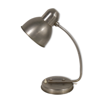 Chrome metal desk lamp  manufactured by Daalderop in the Netherlands 1930