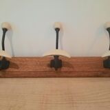 Vintage hook wood porcelain