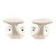 Pair of porcelain hooks
