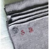 Old Harvest Tablecloth in Pure Lilac Dyed Hemp