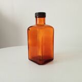 Old amber pharmacy bottle