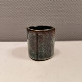 Vase in several shades of blue, from Danish stogo art pottery