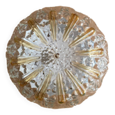 Wall light ceiling light two-tone glass minimalist 1970 1980 seventies eighties LAMP-7261