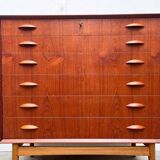 Danish commode model 314 in teak by Johannes Sorth for Nexø Møbelfabrik, 1960s.