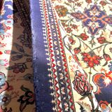Ghoum Persian Rug "Extra Fine" wool and silk, Signed