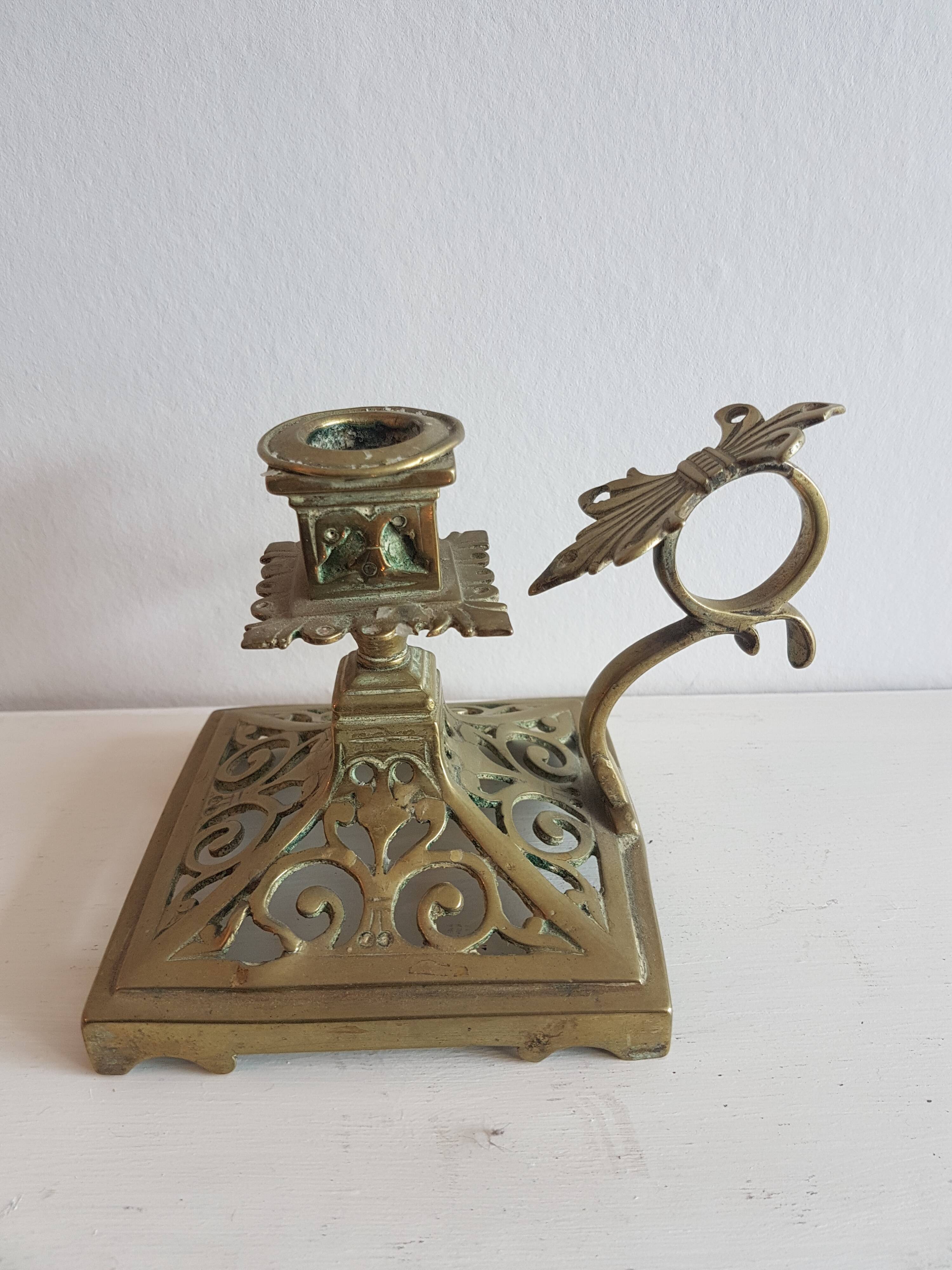 Brass candlestick