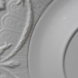 Very large centrepiece dish Lafarge & Co Limoges porcelain vintage