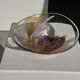 Contemporary pink blown glass bowl Carlos Vieira D21