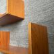 Pair of Scandinavian teak shelves from the 60s