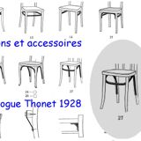 2 1930 Bistrot Thonet No. 429 chairs