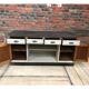 Craft furniture in patinated oak