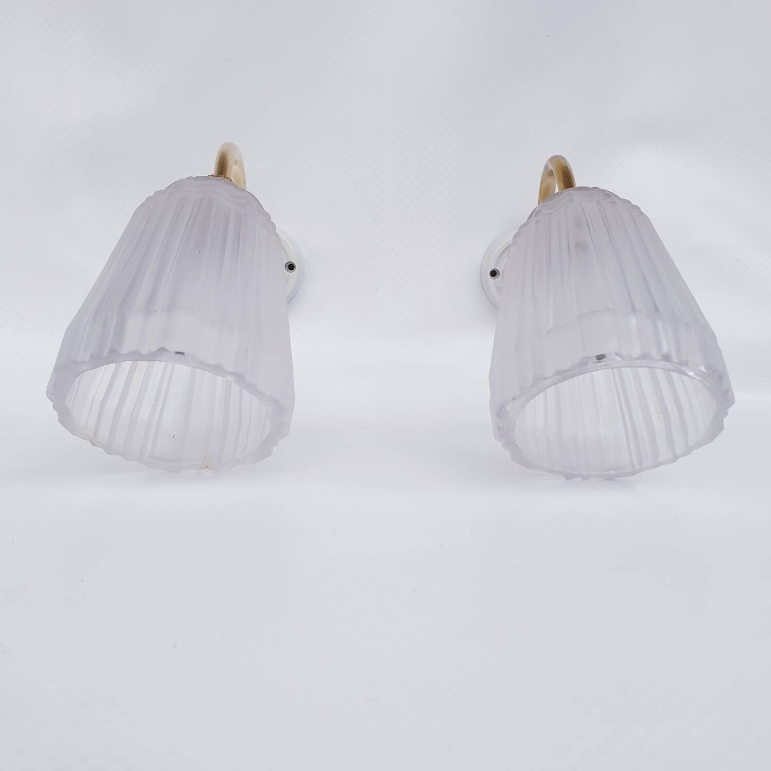 Antique art deco wall lights