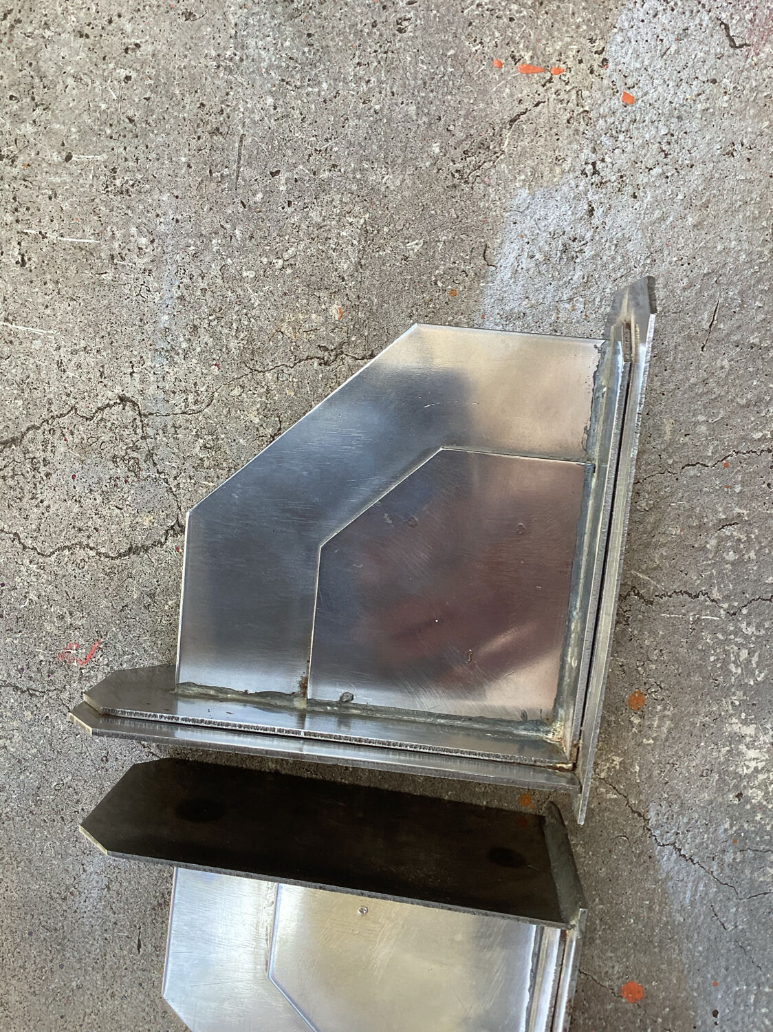 Pair of vintage industrial style metal bookends